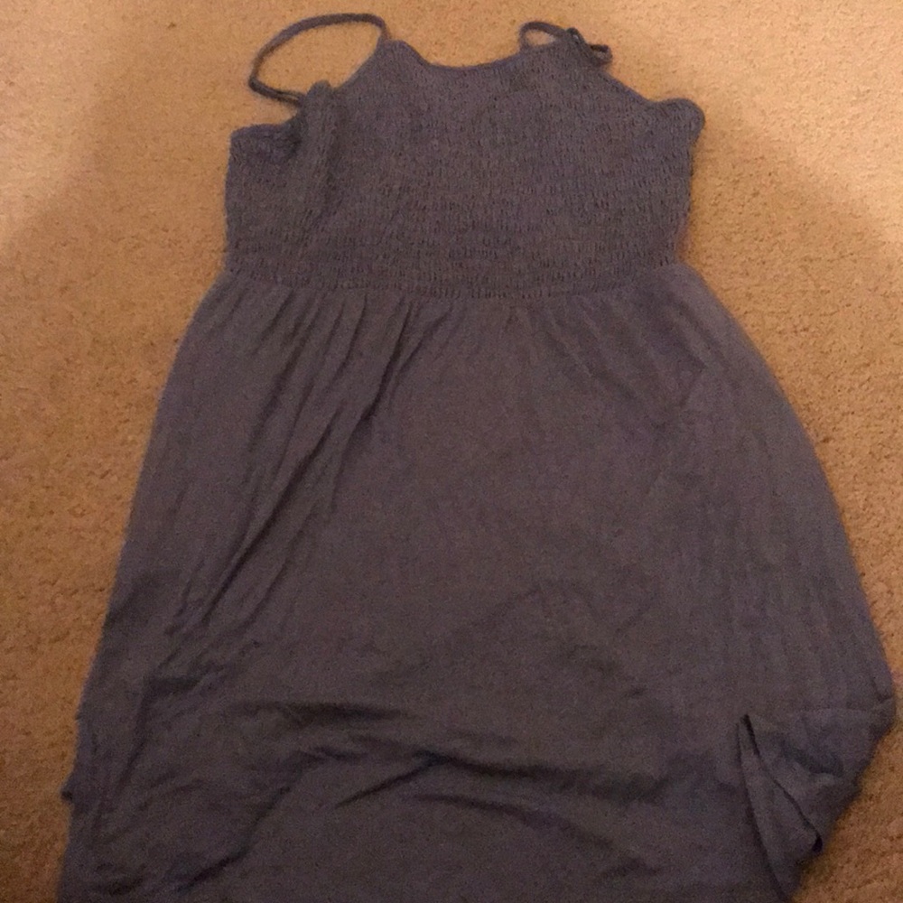 Purple tank dress